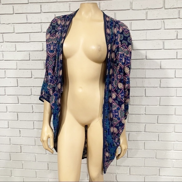 Anthropologie Women’s Feathers by Tolani Kimono - Picture 4 of 8